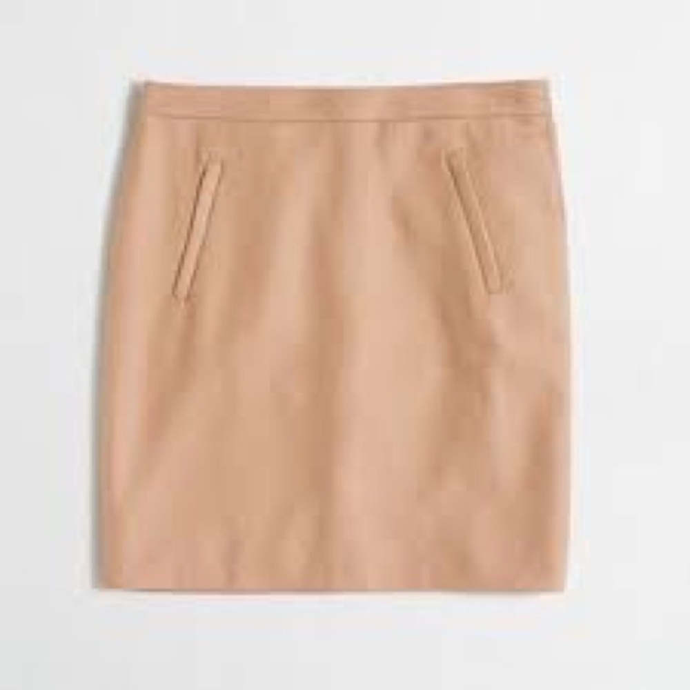 Tan Midi Skirt